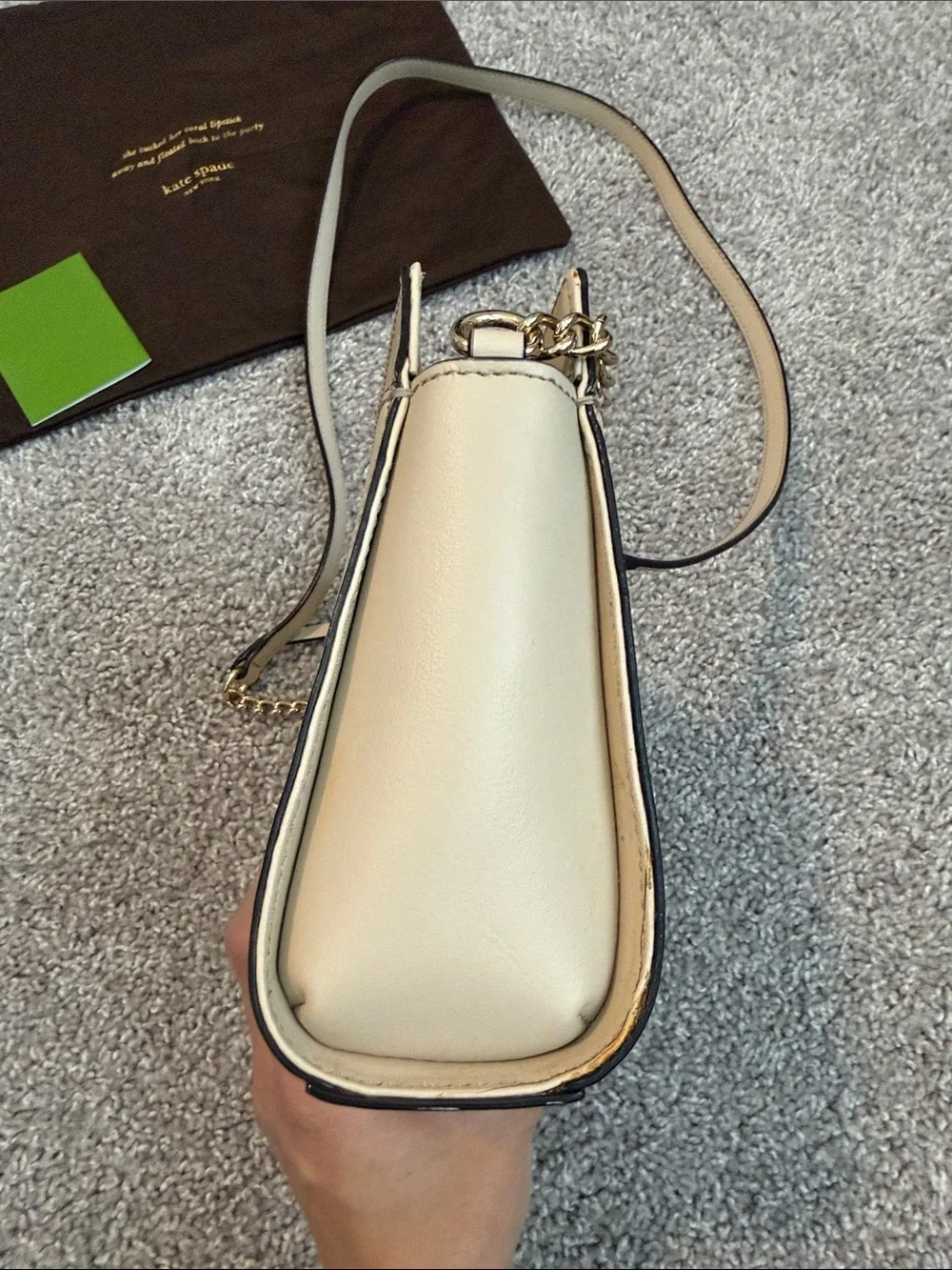 Kate Spade Cream Bow Crossbody Bag - Picture 7 of 12